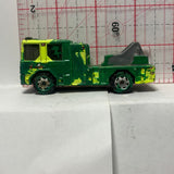 Yellow Dennis Sabre Fire Engine Truck 2002 1/96 Painted Matchbox Emergency Diecast Car