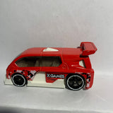 Red X Games Hyperliner Hot Wheels Diecast Car