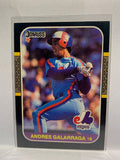 # 303 Andres Galarraga  Montreal Expos 1987 Donruss Baseball Cards