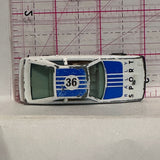White #36 Rally Sport Toyota Celica #1036 Yatming Diecast Car
