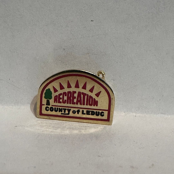 County of Leduc Recreation  Lapel Pin