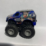 Blue Monster Jam Bounty Hunter Mini G3806 Hot Wheels Diecast Car