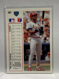 # 387 Felix Jose  St Louis Cardinals 1991 UD  Baseball Cards