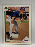 # 499 Jeff Treadway  Atlanta Braves 1991 UD Baseball card