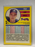 # 704 John Smoltz  Atlanta Braves 1991 Fleer Baseball card