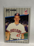 # 410 Jeff Kaiser  Cleveland Indians 1989 Fleer Baseball card