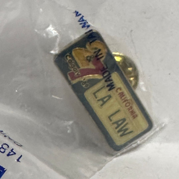 LA Law Calgary 2&7 '89 Tv Channel  Lapel Pin