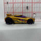 Gold Chicane Stunt Team Hot Wheels Diecast Car