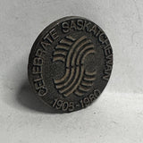 Celebrate Saskatchewan 1905 1980 Logo  Lapel Pin