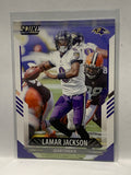 # 87 Lamar Jackson  Baltimore Ravens 2021 Score Football Cards