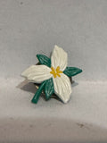 Trillium Flower Ontario  Lapel Pin