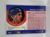 # 472 Sylvain Lefebvre  Montreal Canadiens 90-91 Pro Set Hockey Cards