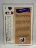 # 12 Brian Barnes Star Rookie Montreal Expos 1991 UD Baseball card