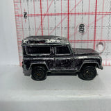 Purple Land Rover #266 1/60 Majorette Diecast Car