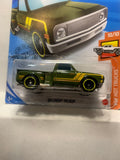 Green '69 Chevy Pick Up HW Hot Trucks GHC40 D7C6 2018 Long Card Hot Wheels Diecast Car