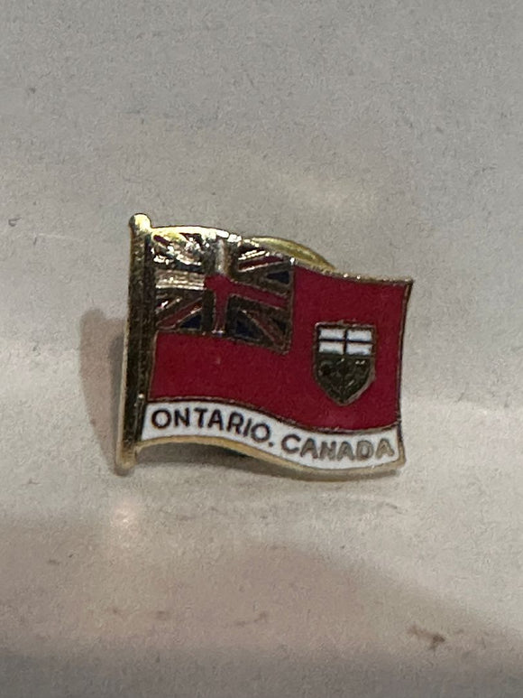 Ontario Province Flag  Lapel Pin
