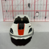 White '14 Corvette Stingray Convertible Then and Now Hot Wheels Diecast Car