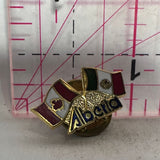 Alberta Canada Mexico Friendship Flags  Lapel Pin