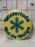 Winterlude Bal de Neigo Snowflake  Button Pinback