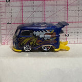Blue Kool Kombi Volkswagen Van X1636 Hot Wheels Diecast Car