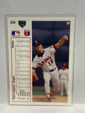 # 234 Mark Langston  Los Angeles Angels 1991 UD Baseball card