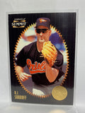 # 35 B.J. Surhoff  Baltimore Orioles 1996 Pinnacle Summit Baseball Cards