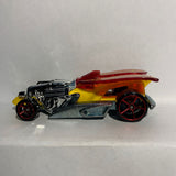 Yellow Draggin Tail Hot Wheels Diecast Car
