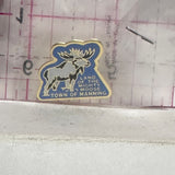 Town of Manning Land of the Mighty Moose  Lapel Pin