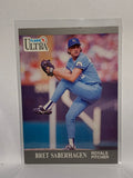 # 154 Bret Saberhagen  Kansas City Royals 1991 Fleer Ultra Baseball Cards