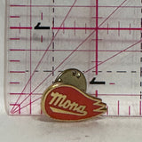 Mona Flames Logo  Lapel Pin