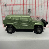 Green '10 Textron Tiger FMY34 Military InGen Matchbox Diecast Car