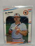 # 558 Jim Dwyer  Baltimore Orioles 1988 Fleer Baseball Cards