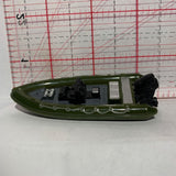Green Army Inflatable Boat Greenbrier Military Diecast Car