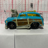 Blue Surf 'N Turf Tooned DTX16 Hot Wheels Diecast Car