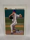 # 233 Bret Saberhagen  Kansas City Royals 1992 UD Baseball Cards