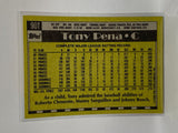 # 90T Tony Pena  Boston Red Sox 1990 Topps Baseball Cards