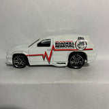 White Roadkill Removal Fandango Hot Wheels Diecast Car