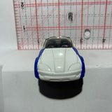 White Flames #6068 Sports Coupe Convertible Motor Max Diecast Car