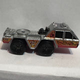Silver Unit 31 Fire Truck Flame Stopper Hot Wheels Diecast Car