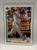 # 165 Mike Greenwell  Boston Red Sox 1991 UD Baseball Cards