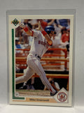 # 165 Mike Greenwell  Boston Red Sox 1991 UD Baseball Cards