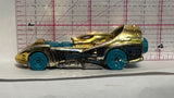 Golden Power Rocket FJX06 ©2017 Hot Wheels Diecast Car