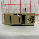 Cream Color Racers Dodge Monaco Police Taxi 1977 Hot Wheels Diecast Car
