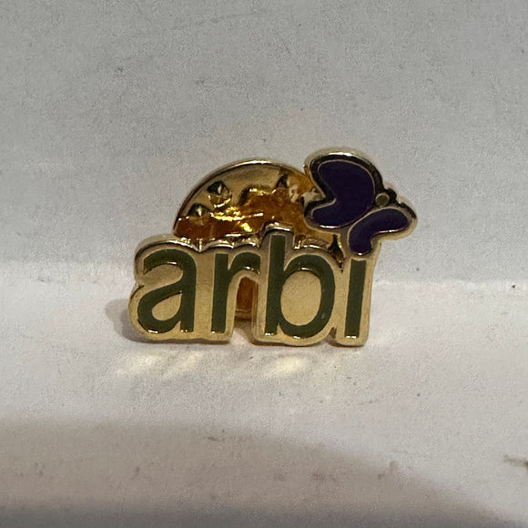 arbi Butterfly Logo  Lapel Pin