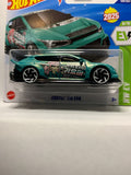 Green Custom Kia EV8 HW EV HYX63 N521 G1 2025 Short Card Hot Wheels Diecast Car