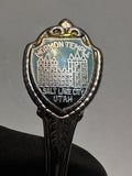 Mormon Temple Salt Lake City Utah   Utah Souvenir Spoon