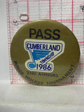 Cumberland Township 1986 2nd Annual Pass Hockey  Button Pinback