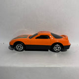 Orange Mazda RX-7 Unbranded Diecast Car