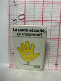 La sante-securite ca s'apprend CSST Logo  Button Pinback