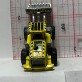 Yellow Quarry King Front End Loader 2007 Matchbox Construction Diecast Car